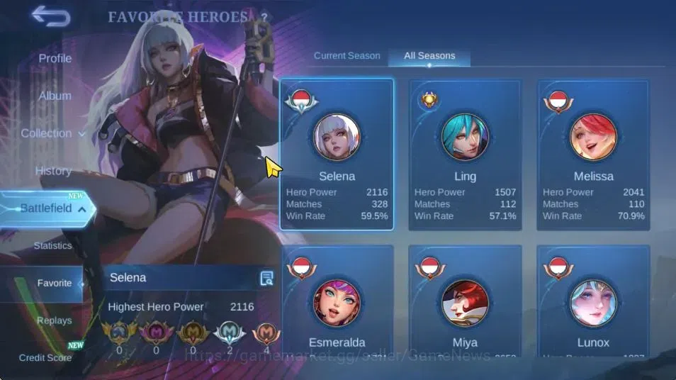 Mobile Legends: Bang Bang Accounts Hero 98|Skin 177|Neo Ling,Annual Haya,Covenant Lyl image 5