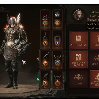 Diablo Immortal Accounts Others SEA - Vasily | 60(1166) Warlock-Vanquisher | CR 50828 | Reso 660 | Inverno V | Skitterwight