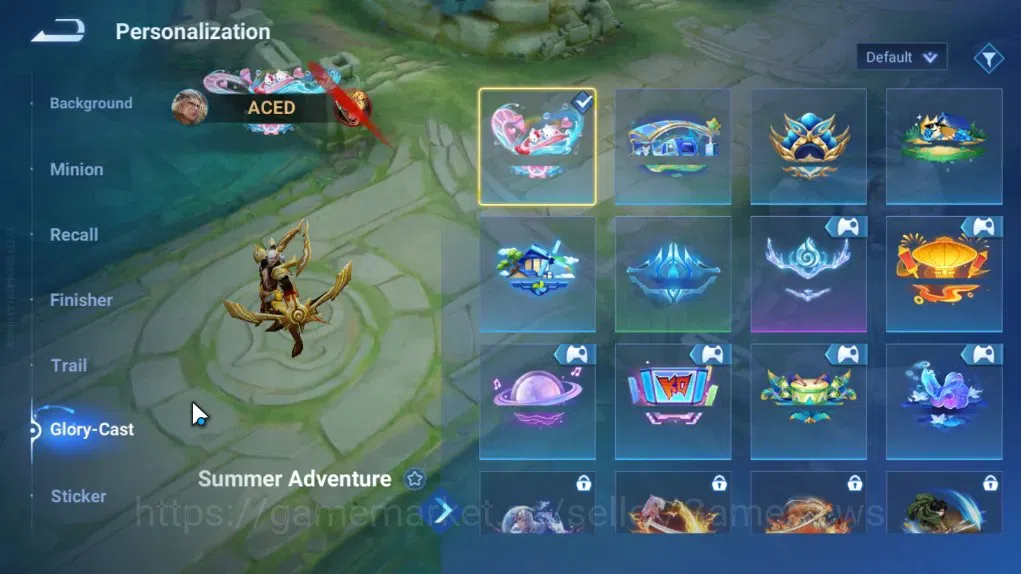 Honor of Kings Accounts Rare Skin Hero 113 Skin 97|Legend Lam,Yao,KIC Luna,Limited Yuhuan,SaintSeiya Gold Leo,GM 18