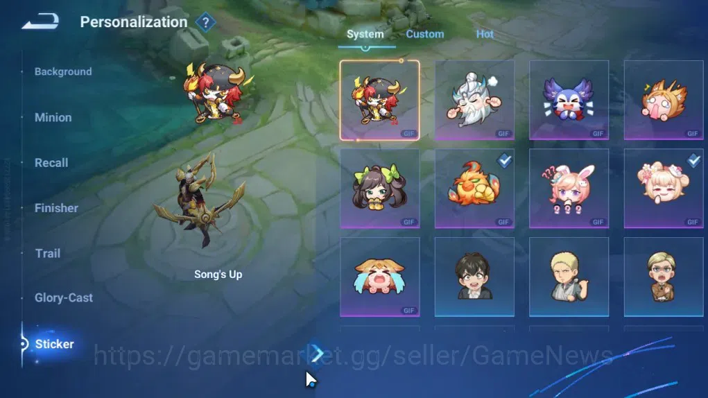 Honor of Kings Accounts Rare Skin Hero 113 Skin 97|Legend Lam,Yao,KIC Luna,Limited Yuhuan,SaintSeiya Gold Leo,GM 19