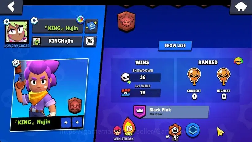 Brawl Stars Accounts 1005 Trophy|40 Gem|16 Brawlers 3 Max Lvl [Gus,Colt,Shelly] 6 Epic| 1 Rare Skins |CN ON|Take Email|BRS938 2