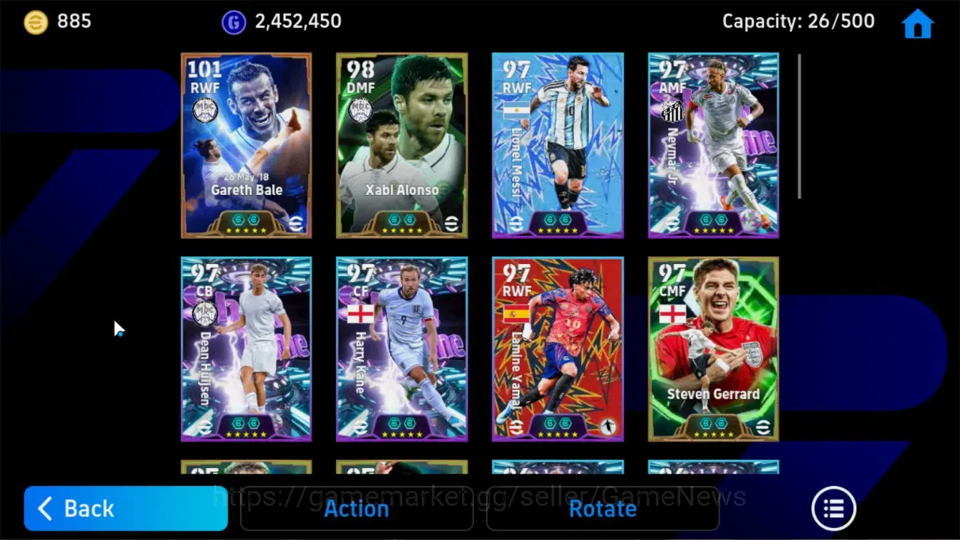 eFootball Accounts Android|885 Coins|Big Time Gareth Bale,Epic Xabi A image 10