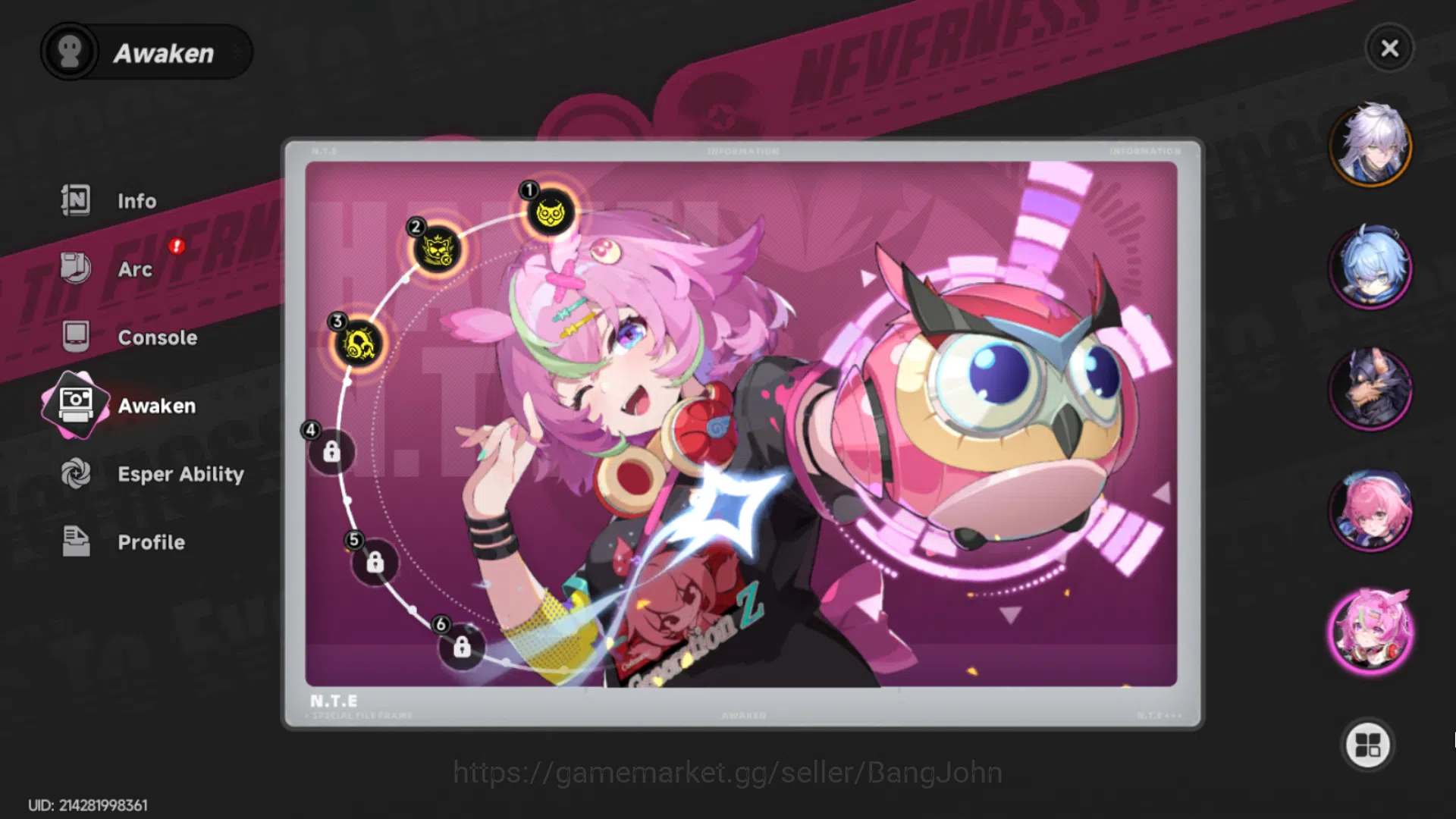 Neverness to Everness Accounts EUROPE | Starter Lv 3 | 2 SSR (Nanally, Baicang) + image 5