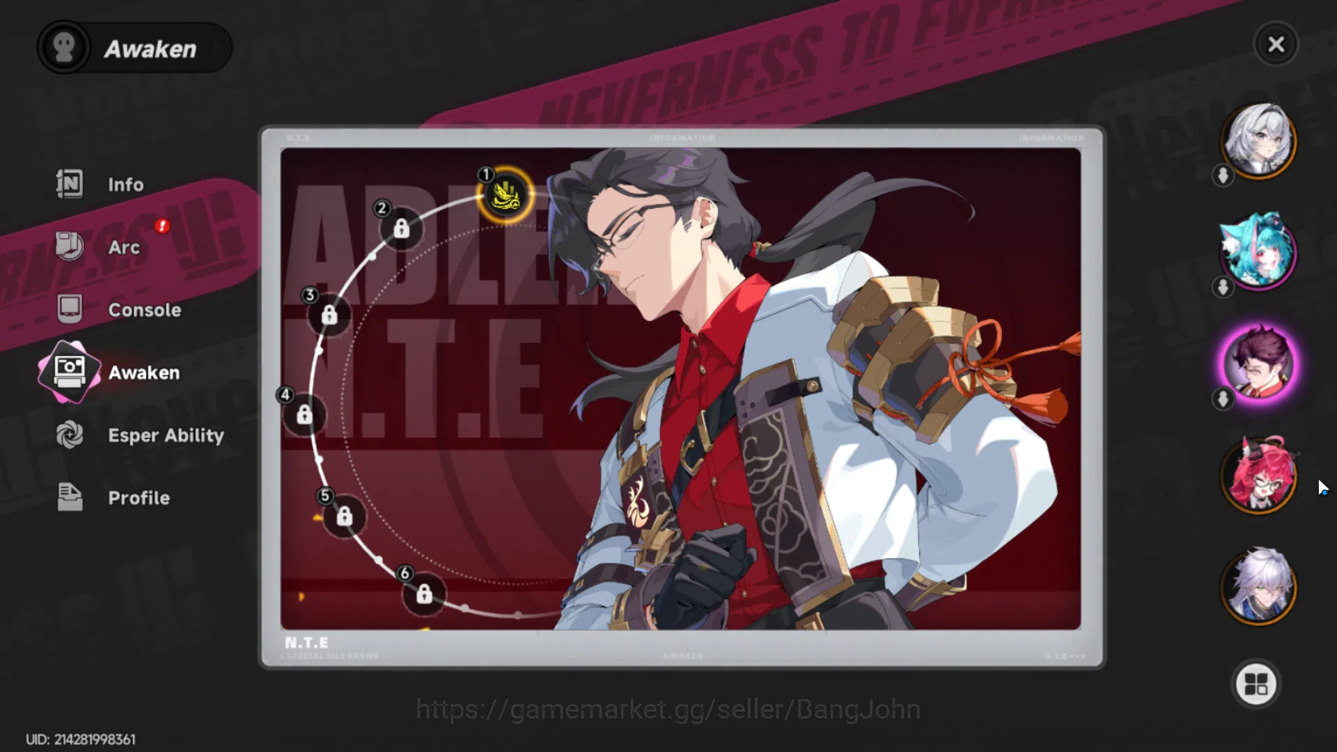 Neverness to Everness Accounts EUROPE | Starter Lv 3 | 2 SSR (Nanally, Baicang) + image 6