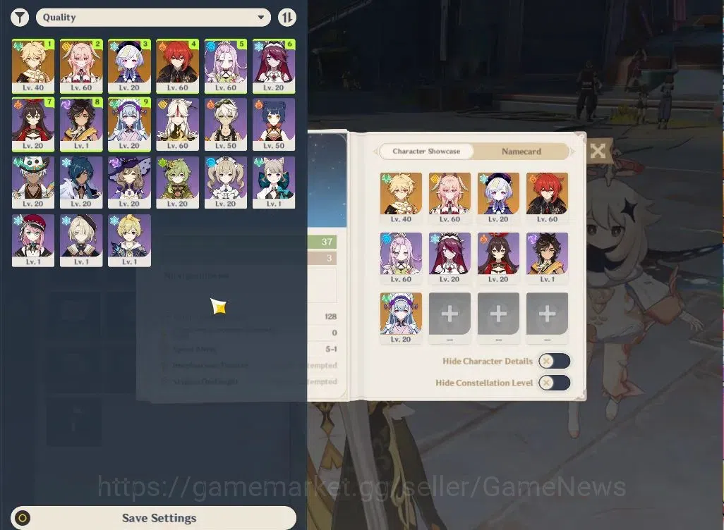 Genshin Impact Accounts ASIA|AR37|Starter|1Limited+1(*5Weapon)|Linnea,Qiqi image 2