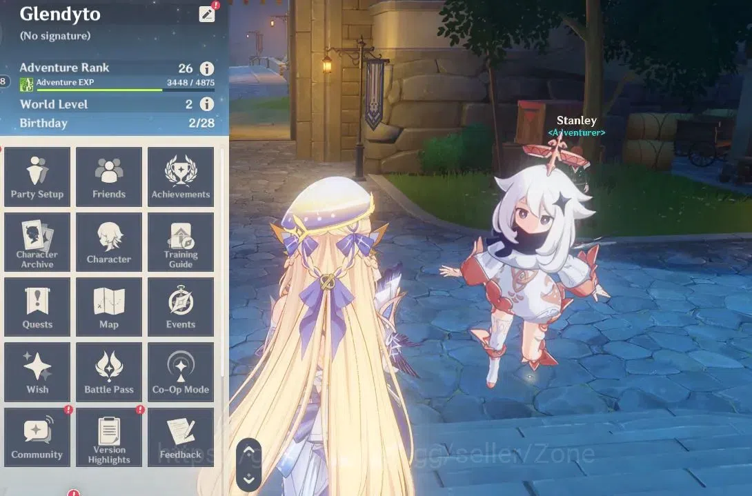 Genshin Impact Accounts Starter ASIA|AR26|STARTER NICOLE |1 5* Weapon(Lost Prayer)|MC Female|Resource 13