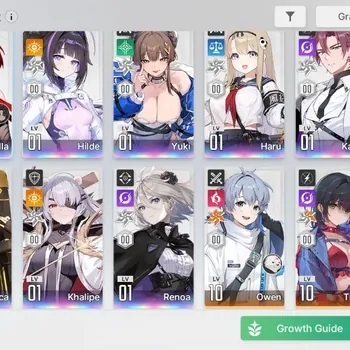 Chaos Zero Nightmare Accounts GLOBAL Lv55|9 SSR[ArabellaM2+Sign,Hilde,Yuki,Haru,Kayron,Rin,Veronica,Khalipe,Renoa]|11 SR
