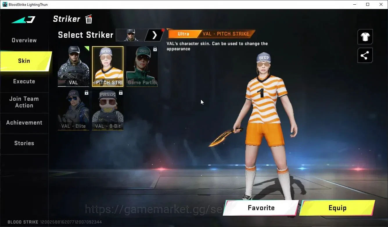 Blood Strike Accounts Collab Skin ASIA|ETERNAL AUG,Karl98K+MELEE TalonKnife,Kukri,AXE|Collab Enzo-Kraken,BLEACH TOSHIRO,TR 11