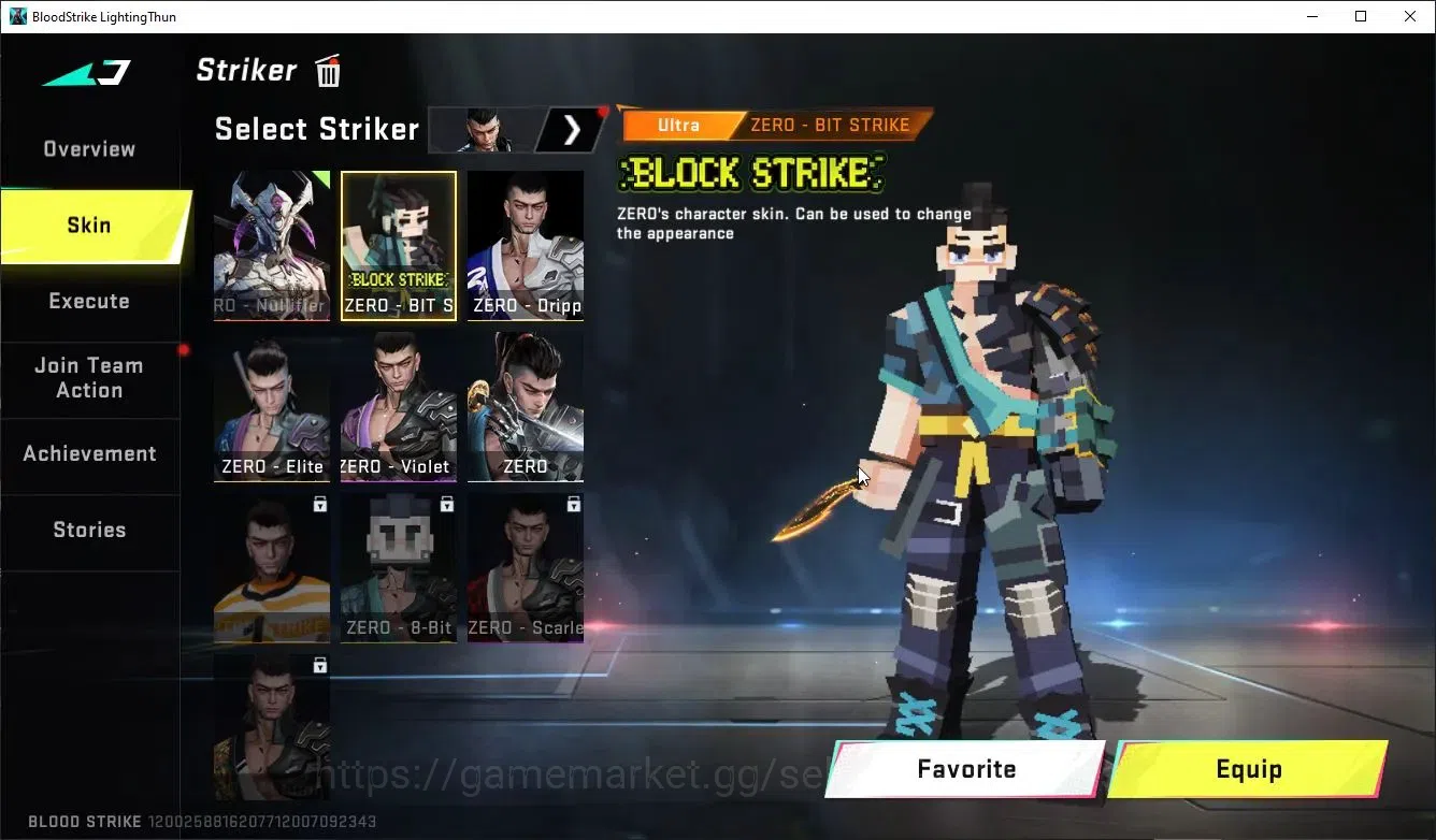 Blood Strike Accounts Collab Skin ASIA|ETERNAL AUG,Karl98K+MELEE TalonKnife,Kukri,AXE|Collab Enzo-Kraken,BLEACH TOSHIRO,TR 7