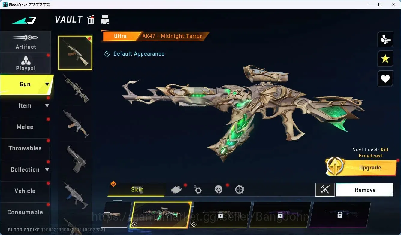 Blood Strike Accounts ASIA | Ethan BLEACH | MCX EVA | 1 Ultra Gun | 1 Le image 3