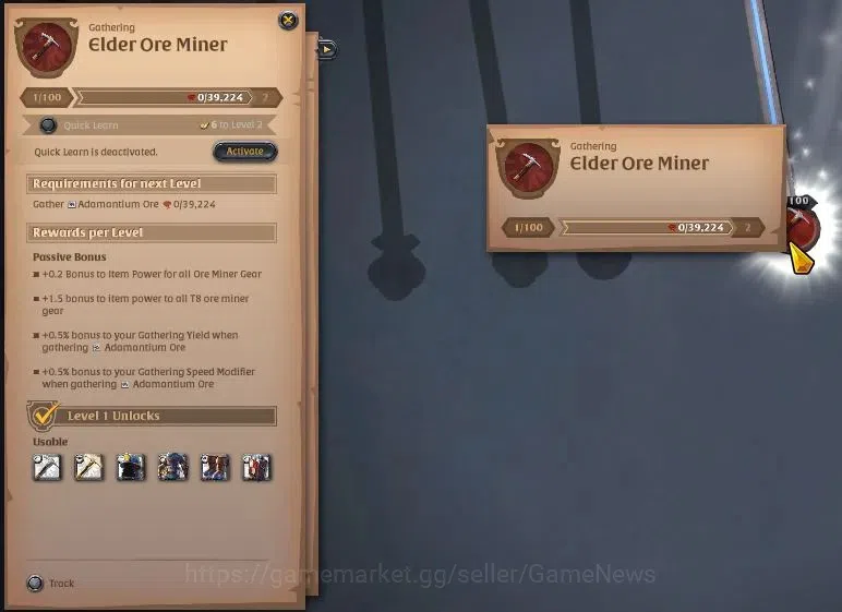 Albion Online Accounts ASIA | 3,49M Total Fame - 10M Silver | T8 Ore Mine image 5