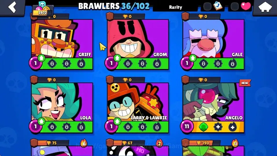 Brawl Stars Accounts 3972 Trophies, 36 Brawlers, 7 Max Lvl , 3 Mythic [ image 11