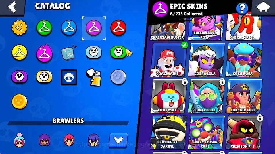 Brawl Stars Accounts 3972 Trophies, 36 Brawlers, 7 Max Lvl , 3 Mythic [ image 14