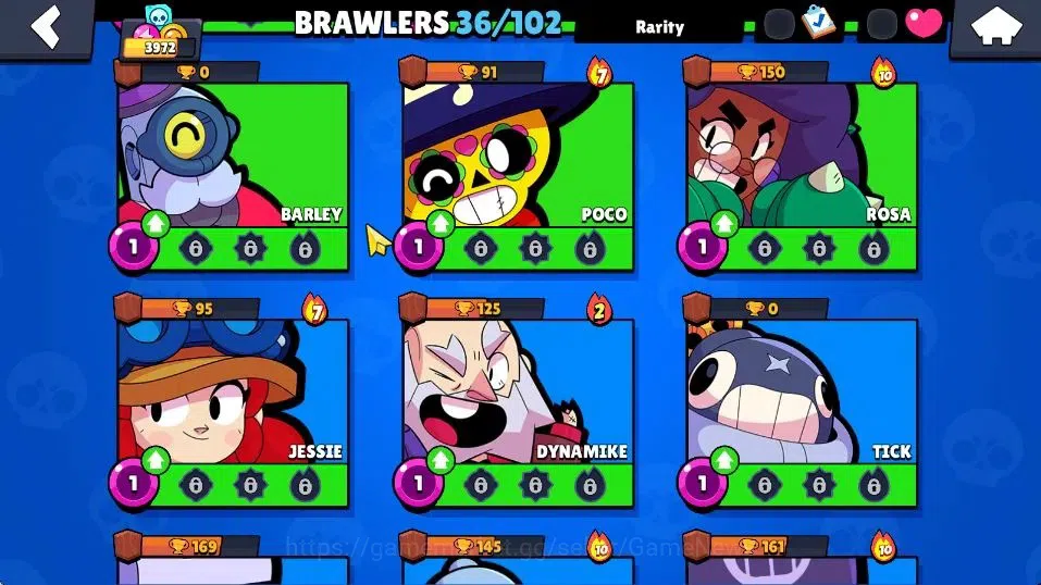 Brawl Stars Accounts 3972 Trophies, 36 Brawlers, 7 Max Lvl , 3 Mythic [ image 8