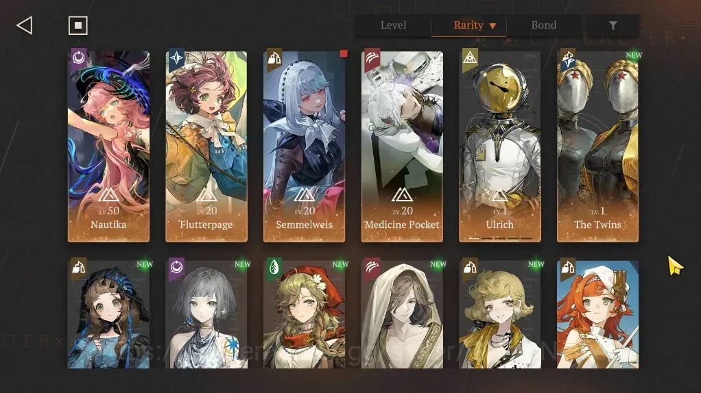 Reverse: 1999 Accounts Midgame Global|Lv 34|11 SSR 2 Limit|Nautika & The Twins|Ulrich P1,Flutterpage,Semmelweis,Mediicine 1
