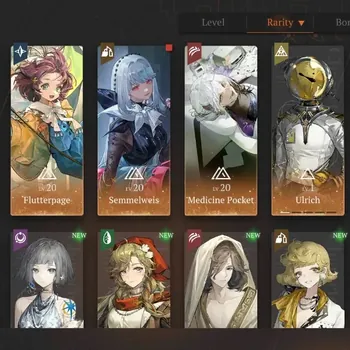 Reverse: 1999 Accounts Midgame Global|Lv 34|11 SSR 2 Limit|Nautika & The Twins|Ulrich P1,Flutterpage,Semmelweis,Mediicine