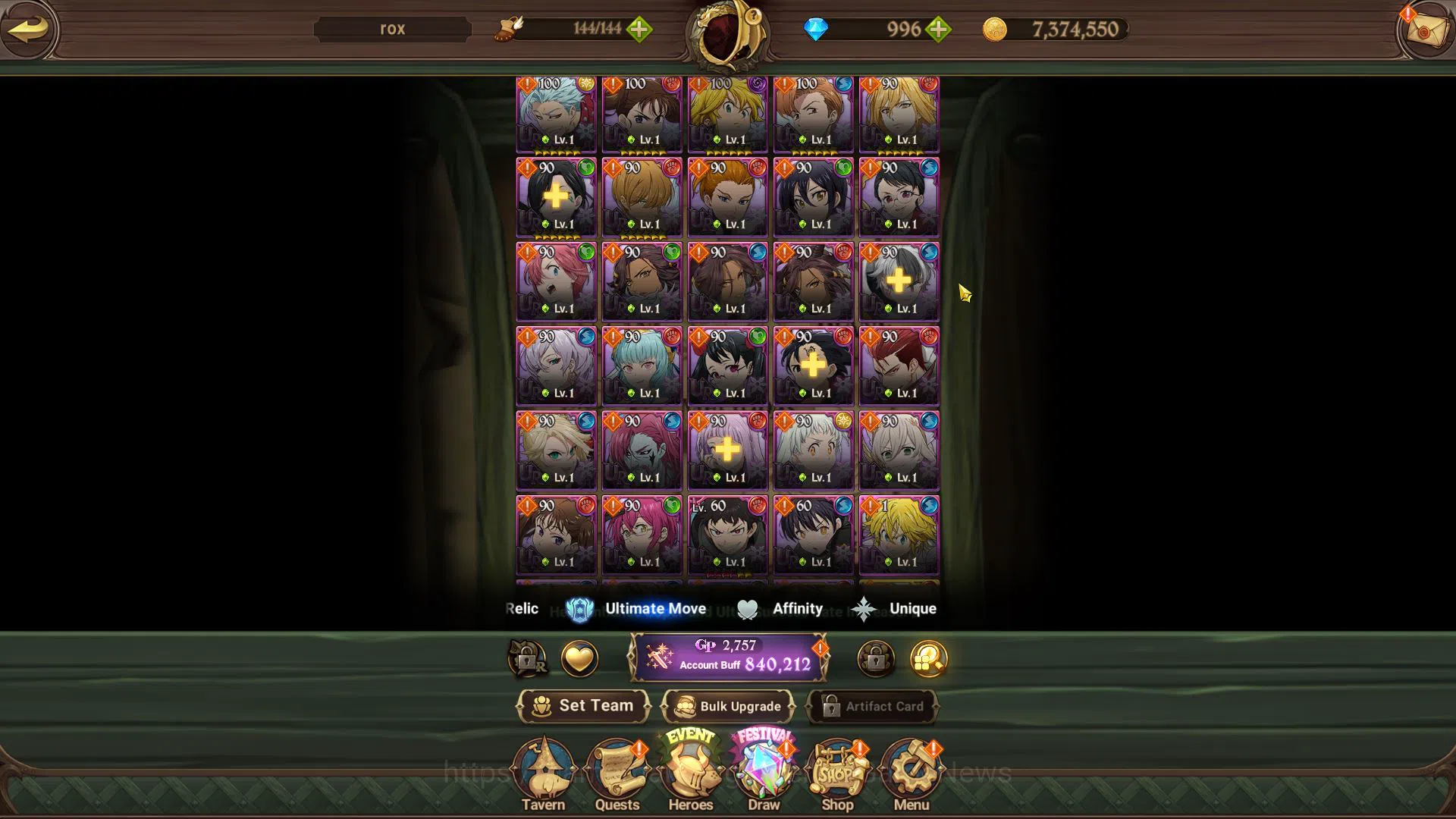 The Seven Deadly Sins: Grand Cross Accounts Asia|840K CC|Starter Ch4|996 DM|1 UR+Collab Fire F image 5