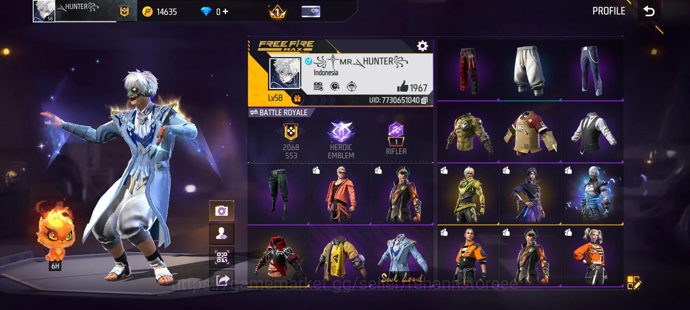 Free Fire Accounts POLOSAN FF - VAULT 556 - COCOK BUAT AKUN PRIBADI - SENJATA 178 - SENJATA FUL INCUBATOR 1