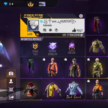 Free Fire Accounts POLOSAN FF - VAULT 556 - COCOK BUAT AKUN PRIBADI - SENJATA 178 - SENJATA FUL INCUBATOR