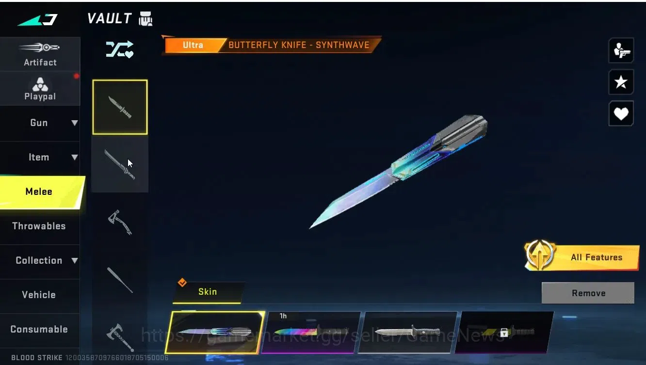 Blood Strike Accounts ASIA|ETERNAL(Spear-Relic Lv 2)+Collab BLEACH(SPIKE image 11