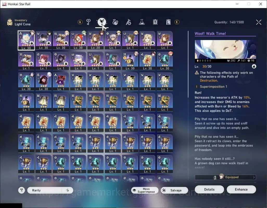Honkai Star Rail Accounts ASIA|TL 20|3 Limited| Yao Guang, Sparkle, Huohuo | image 5