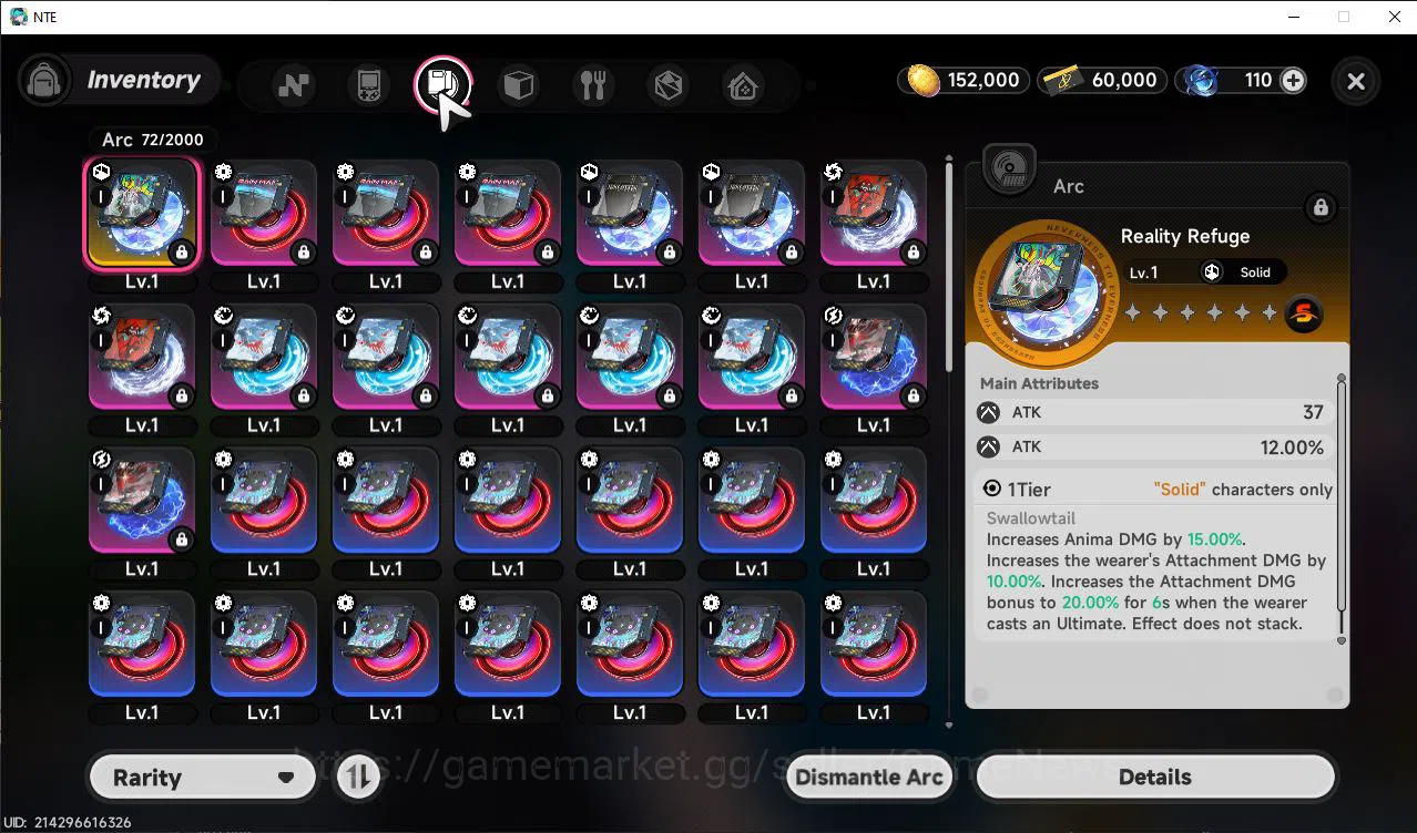 Neverness to Everness Accounts GLOBAL EU |HL 3| 1 SSR Limited Meta Nanally | 3 SR image 6