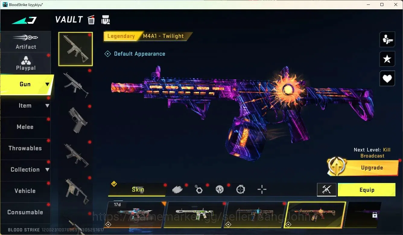 Blood Strike Accounts ASIA | Eternal Desert Eagle-Scorpius | 3 7DS (2 Gu image 6