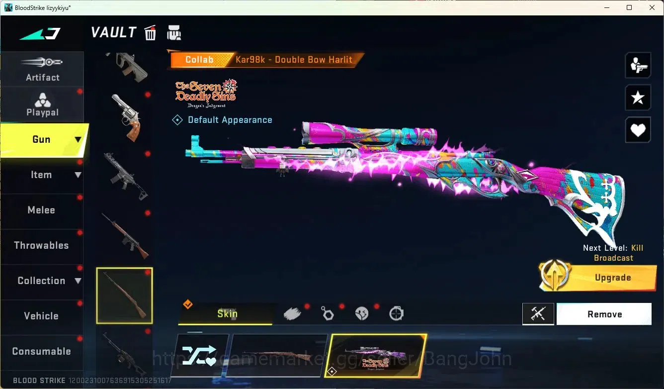 Blood Strike Accounts ASIA | Eternal Desert Eagle-Scorpius | 3 7DS (2 Gu image 9