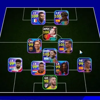 eFootball Accounts Legends & Iconic Players Android|6 Show Time Enzo Fernandez,Lamine Yamal,Lionel Messi|3 Epic Wayne
