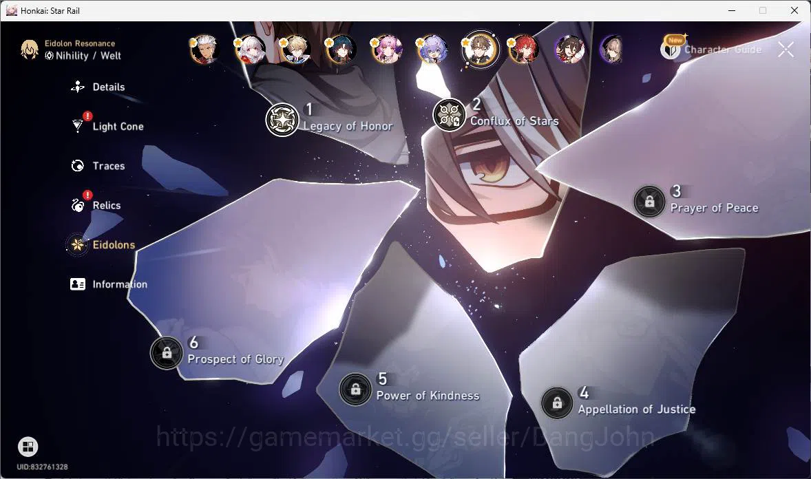 Honkai Star Rail Accounts ASIA|TL69|13limit|Premteam(PhainonE2+sign,castoric image 15