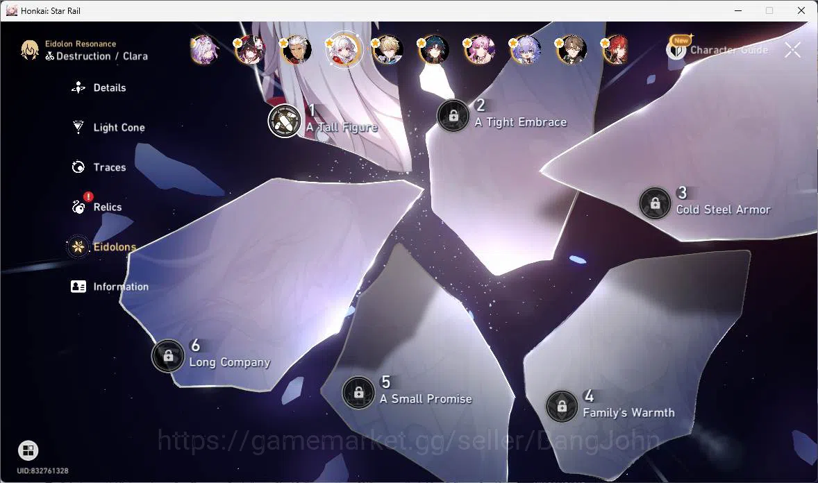 Honkai Star Rail Accounts ASIA|TL69|13limit|Premteam(PhainonE2+sign,castoric image 16