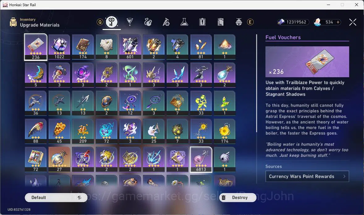 Honkai Star Rail Accounts ASIA|TL69|13limit|Premteam(PhainonE2+sign,castoric image 5