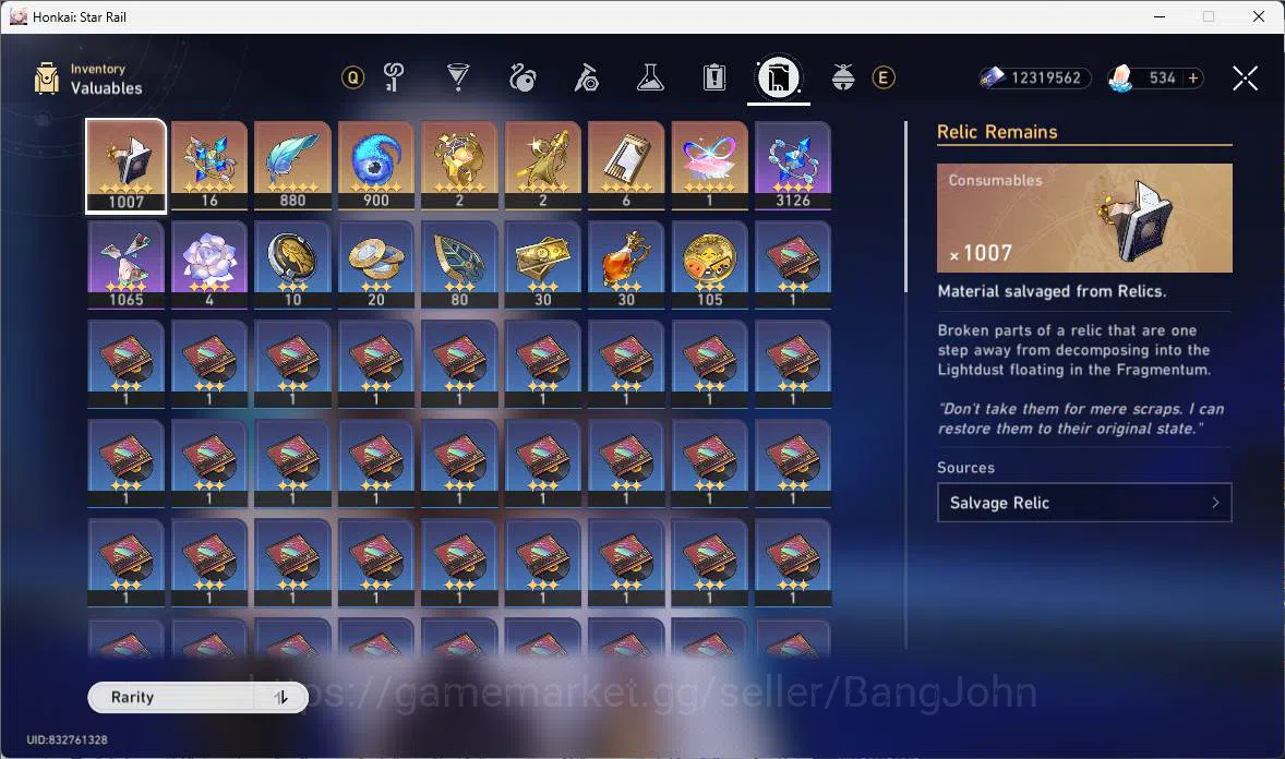 Honkai Star Rail Accounts ASIA|TL69|13limit|Premteam(PhainonE2+sign,castoric image 8
