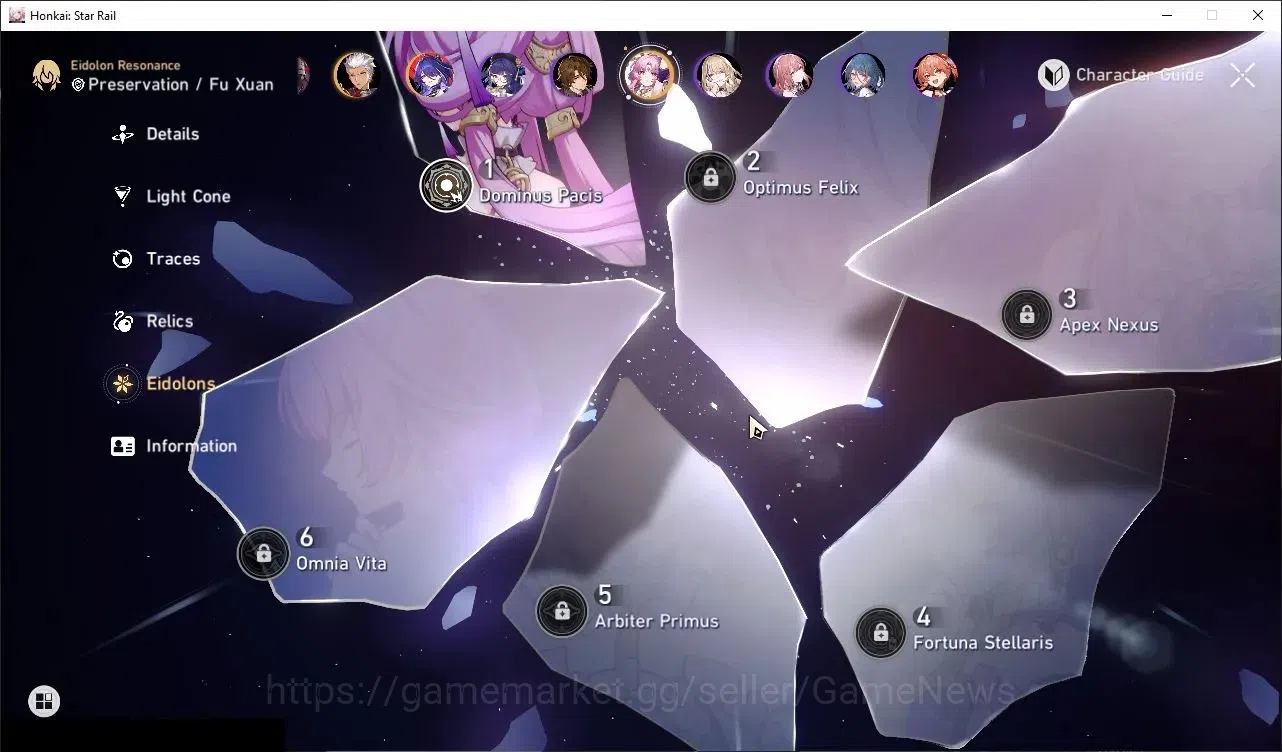 Honkai Star Rail Accounts End Game Asia|TL 50|8 Limited|(SW LV999)+Sign Huohuo E1,Fu Xuan E1,Sparxie,Sparkle,Acheron,HD 6