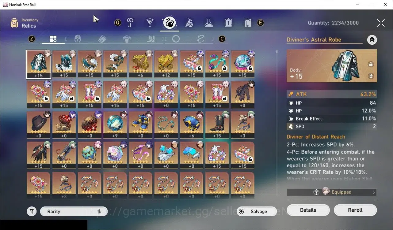 Honkai Star Rail Accounts End Game Asia|TL 50|8 Limited|(SW LV999)+Sign Huohuo E1,Fu Xuan E1,Sparxie,Sparkle,Acheron,HD 9