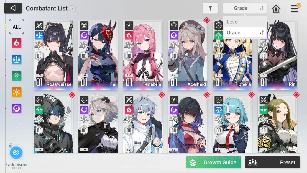 Chaos Zero Nightmare Accounts Global|Lv 55|8 SSR(Rossweisse 1