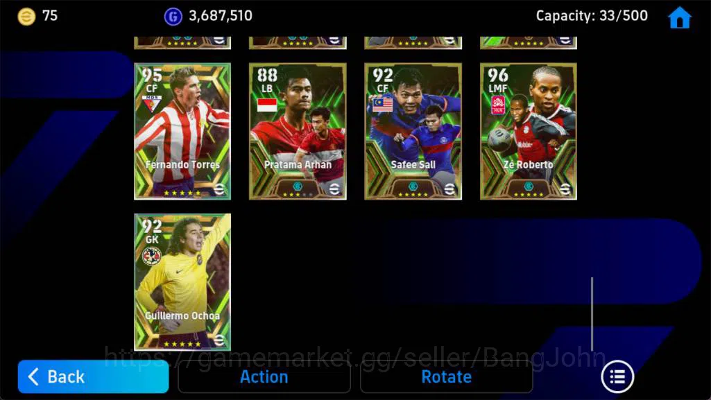 eFootball Accounts Android, Pwr 3164,J Cruyff epc,massi barca,neymar  image 2