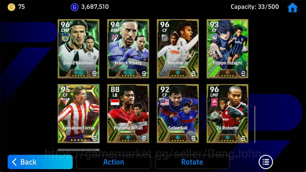 eFootball Accounts Android, Pwr 3164,J Cruyff epc,massi barca,neymar  image 3