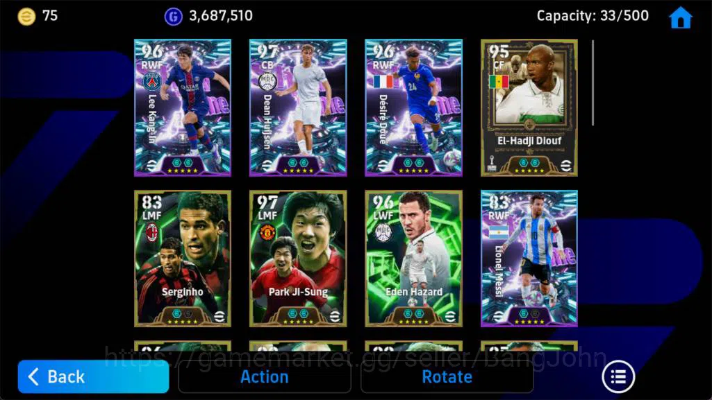 eFootball Accounts Android, Pwr 3164,J Cruyff epc,massi barca,neymar  image 6
