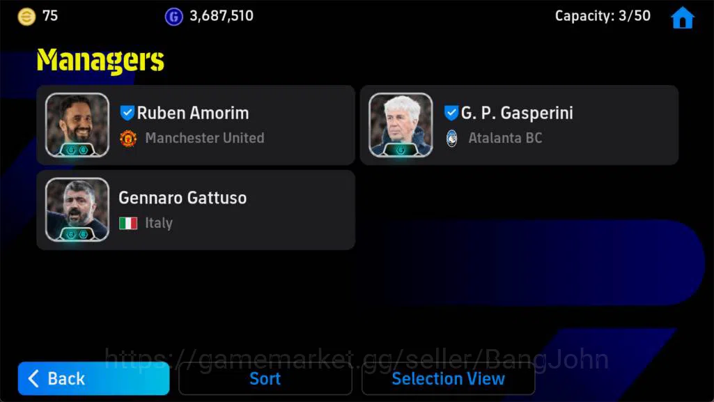 eFootball Accounts Android, Pwr 3164,J Cruyff epc,massi barca,neymar  image 7