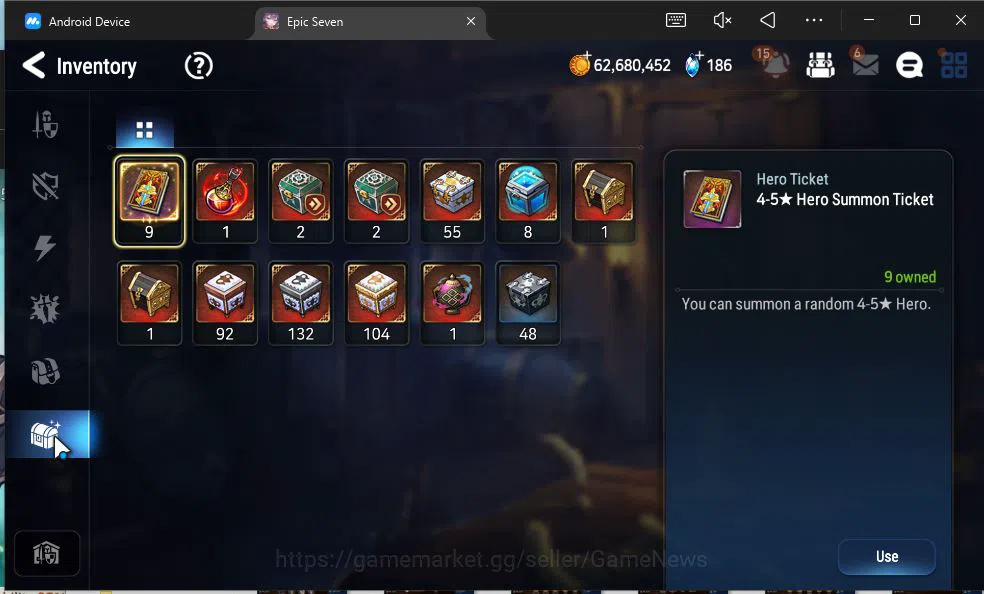 Epic Seven Accounts GLOBAL Unverif|New Era|9 ML(Belian,A Tywin,Straze, image 20