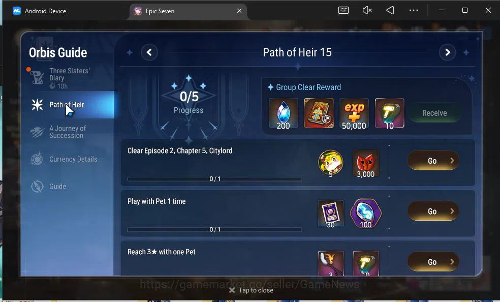 Epic Seven Accounts GLOBAL Unverif|New Era|9 ML(Belian,A Tywin,Straze, image 4