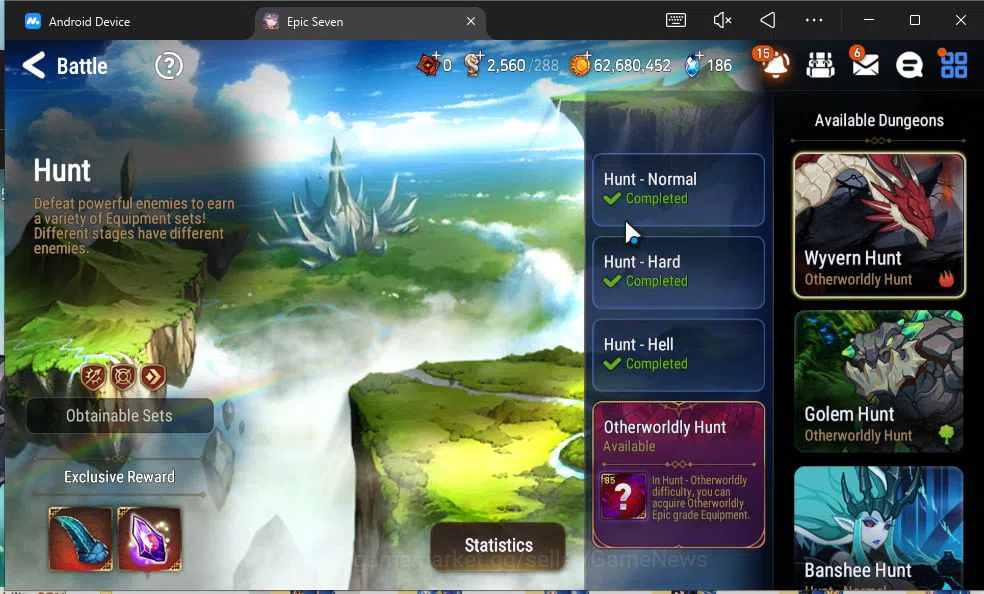 Epic Seven Accounts GLOBAL Unverif|New Era|9 ML(Belian,A Tywin,Straze, image 7