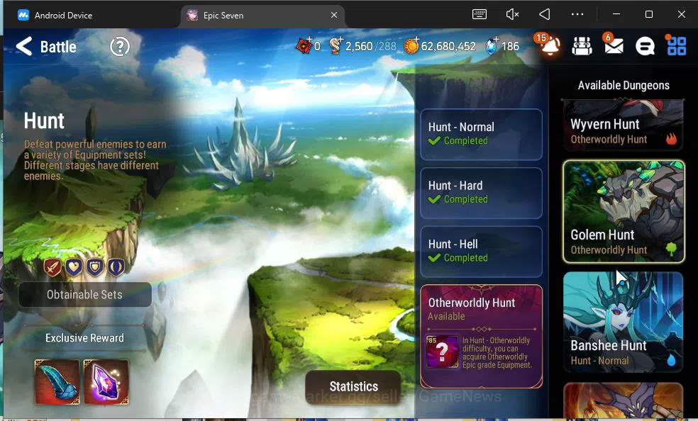 Epic Seven Accounts GLOBAL Unverif|New Era|9 ML(Belian,A Tywin,Straze, image 8