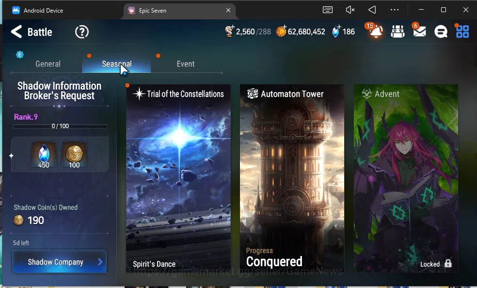 Epic Seven Accounts GLOBAL Unverif|New Era|9 ML(Belian,A Tywin,Straze, image 9