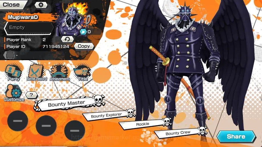 One Piece Bounty Rush Accounts GLOBAL | EX 1 | Kaido Check ss OPBR197B image 3