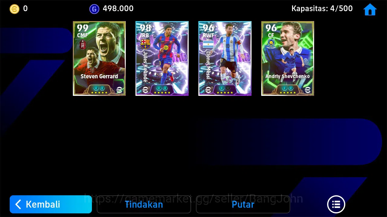 eFootball Accounts ANDROID|PW 3025|Epic S Gerrald, A Shevchenko|Showt image 3