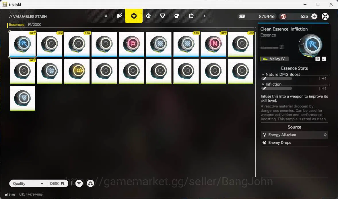 Arknights: Endfield Accounts ASIA, LVL 36, Yvonne sign, Ardelia sign p1, Tangta image 16