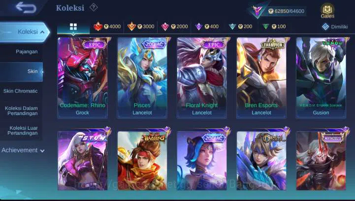 Mobile Legends: Bang Bang Accounts Hero 113 | Skin 227 | Legend Valir, HxH Harit, Tra image 12