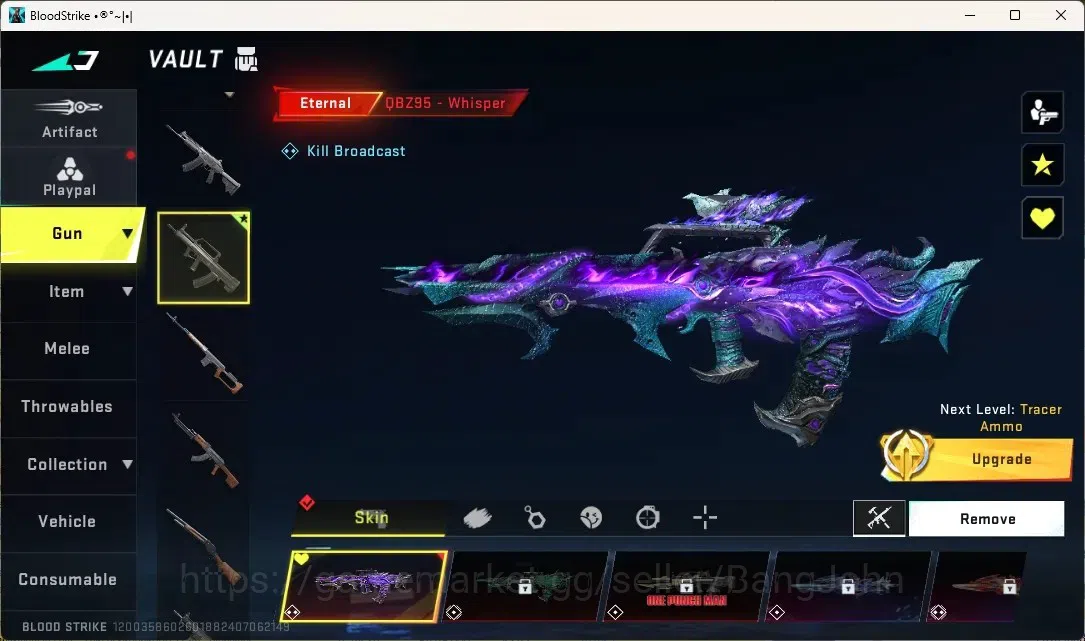 Blood Strike Accounts ASIA | 1 ETERNAL: QBZ95-Whisper|2 ULTRA GUN|3 ULTR image 4